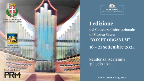 I edizione del Concorso Internazionale di Musica Sacra  “VOX ET ORGANUM”.