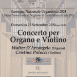 Organo e Violino – 22 Settembre 2024