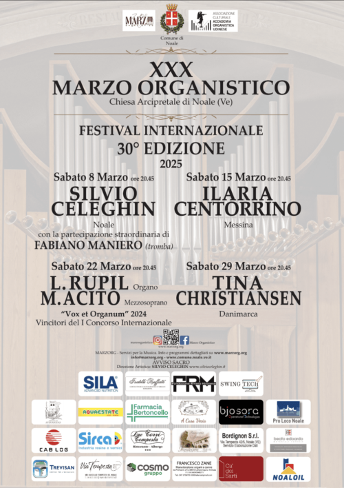 PRESENTAZIONE FESTIVAL MARZO ORGANISTICO 2025